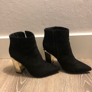 Missguided black ankle boots